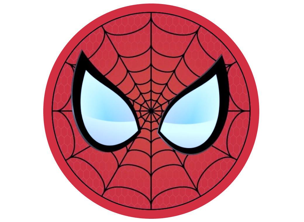 Edible Icing Image - Spiderman Face Round