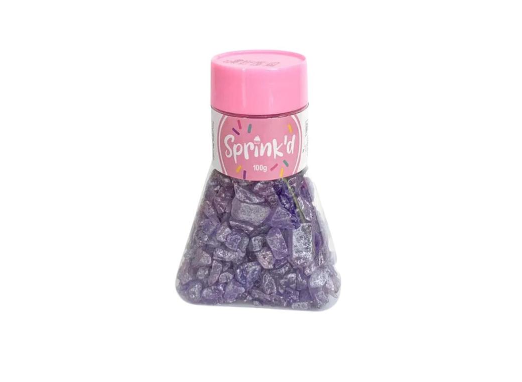 Sprink'd Geode Rocks - Purple