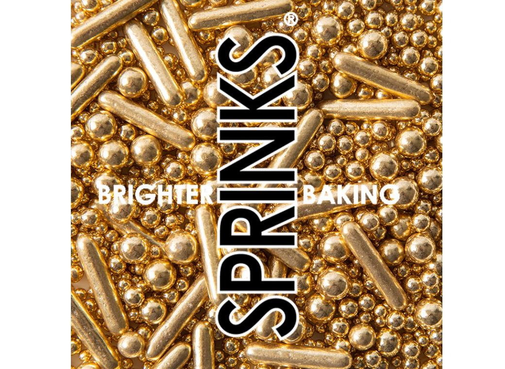 Sprinks Bubble & Bounce Sprinkles - Shiny Gold