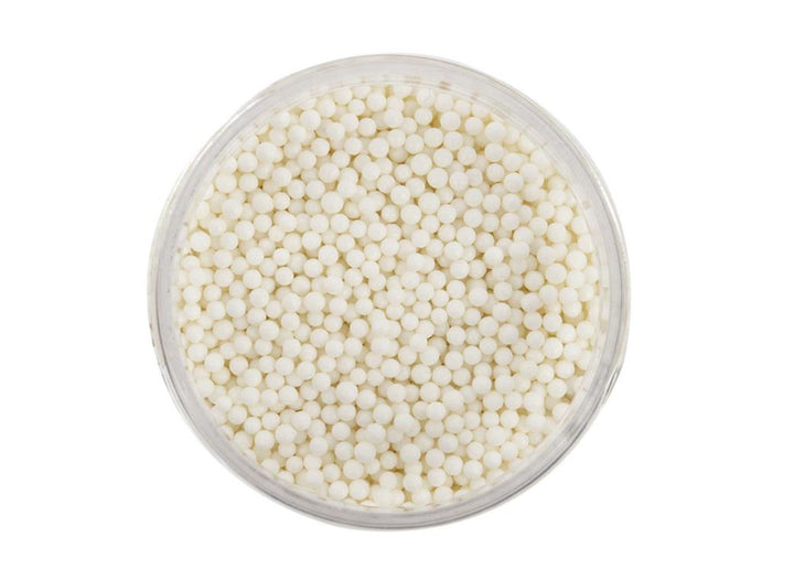 Sprinks Cachous Pearl Beads Matte White 2mm