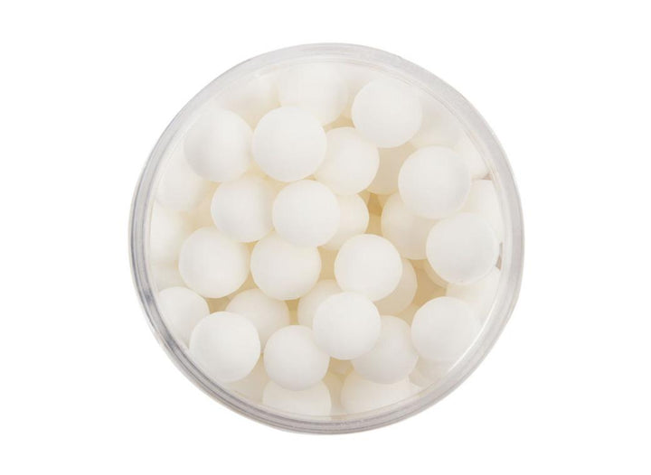 Sprinks Cachous Pearl Beads Matte White 8mm