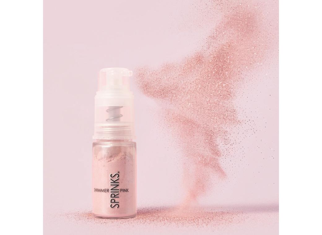 Sprinks Edible Shimmer Dust Pump - Pink