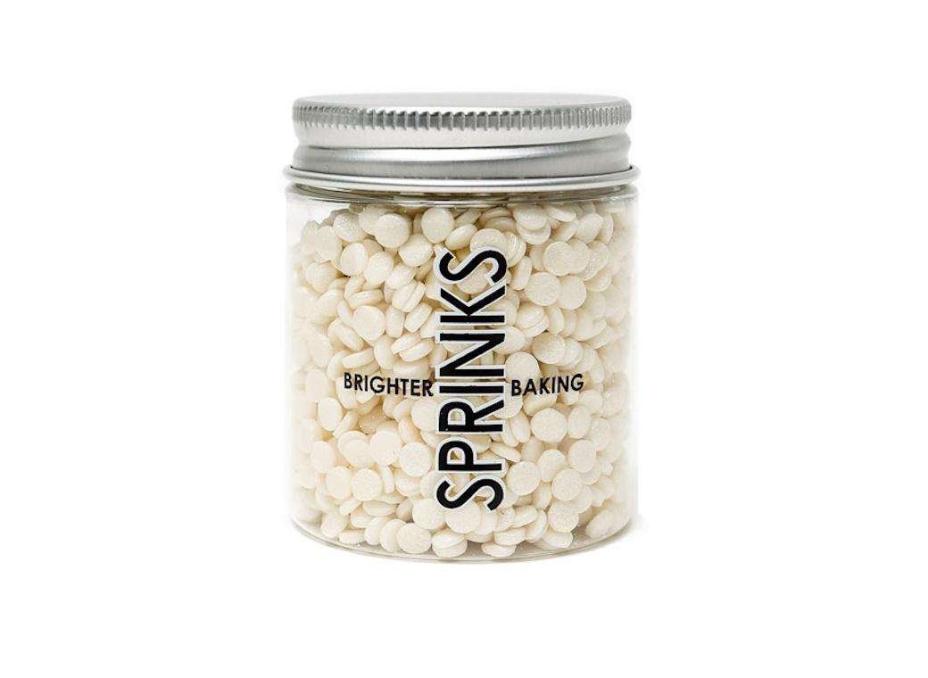 Sprinks White Confetti Sprinkles