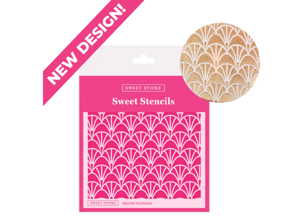 Sweet Sticks Stencil - Grande Fountain