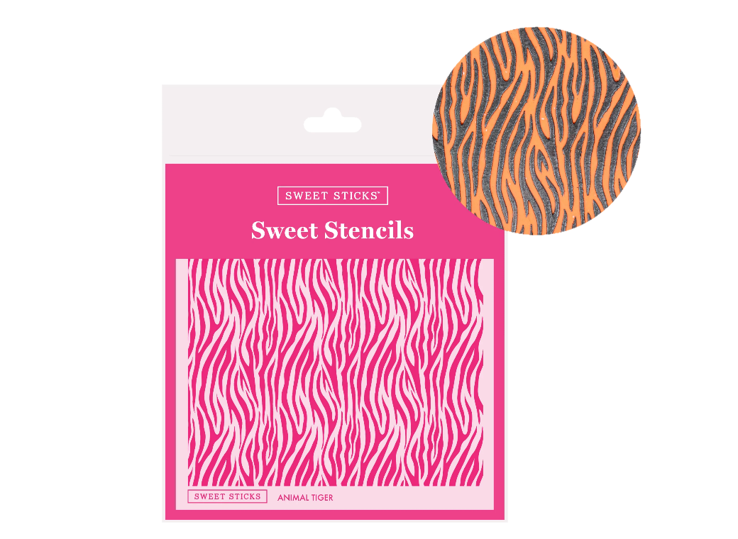 Sweet Sticks Stencil - Tiger