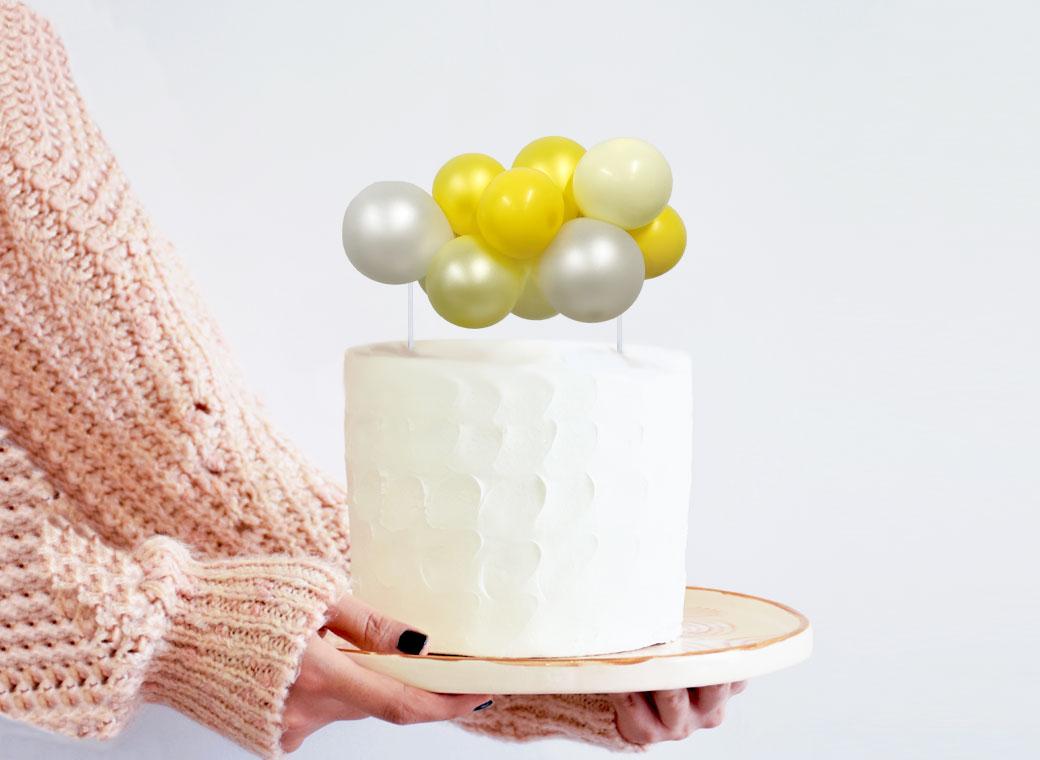 Balloon Garland Cake Topper - Sunshine