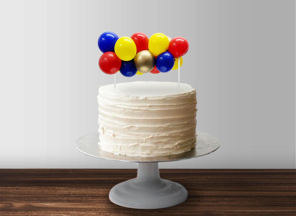 Balloon Garland Cake Topper - Superhero