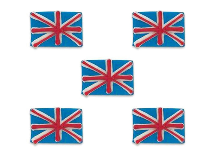 Union Jack Sugarcraft Toppers 5pk