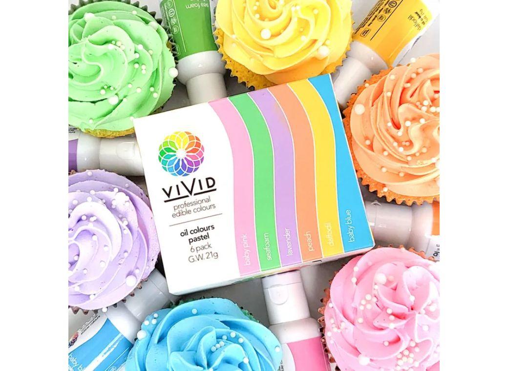 Vivid Oil Colour - Pastels 6pk