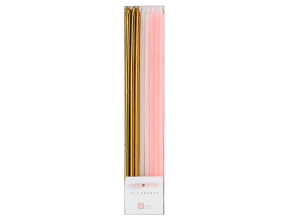 We Heart Pink - Candles 16pk