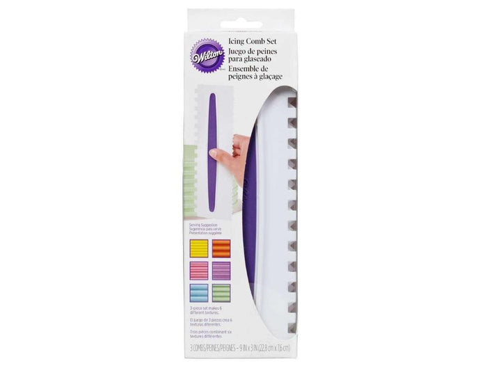 Wilton 3pce Icing Comb Set