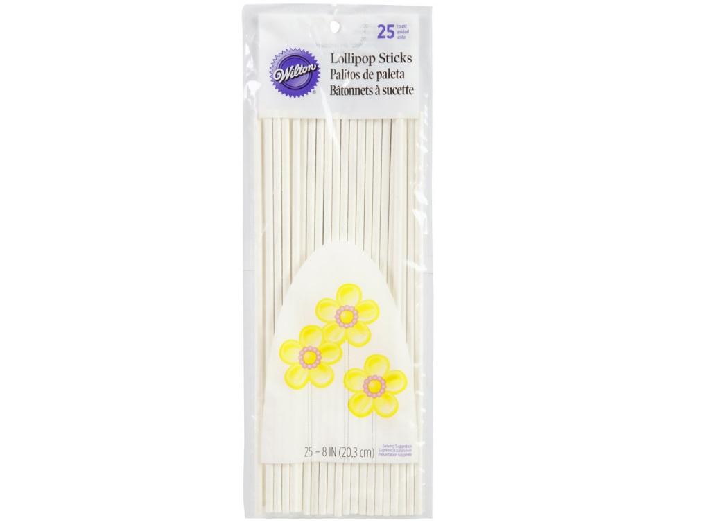 Wilton 8in Lollipop Sticks 25pk