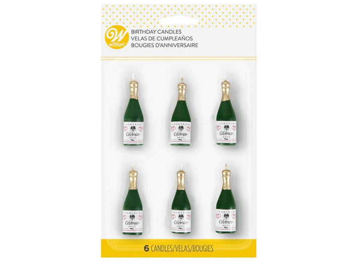 Wilton Candles - Champagne Bottles 6pk