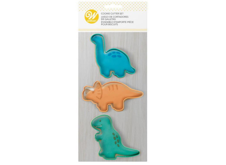 Wilton Dinosaurs 3pce Cookie Cutter Set