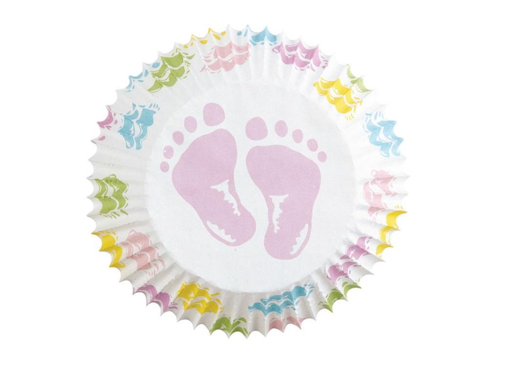 Wilton Cupcake Cases - Baby Feet 75pk