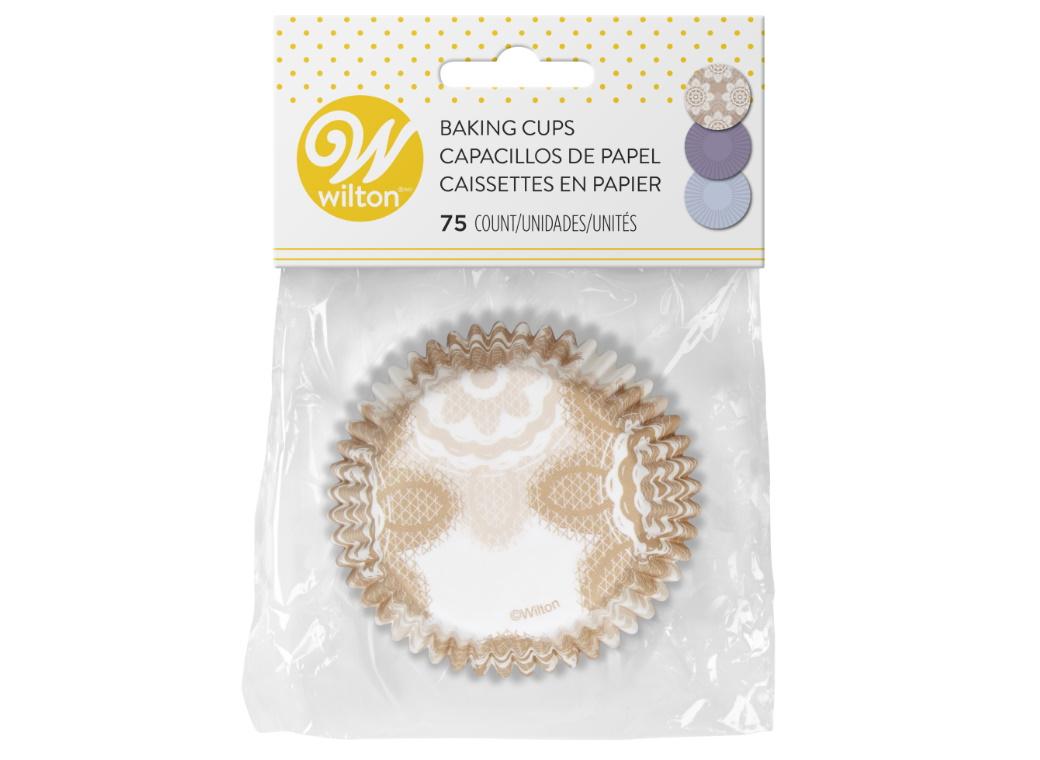 Wilton Lace Cupcake Cases 75pk