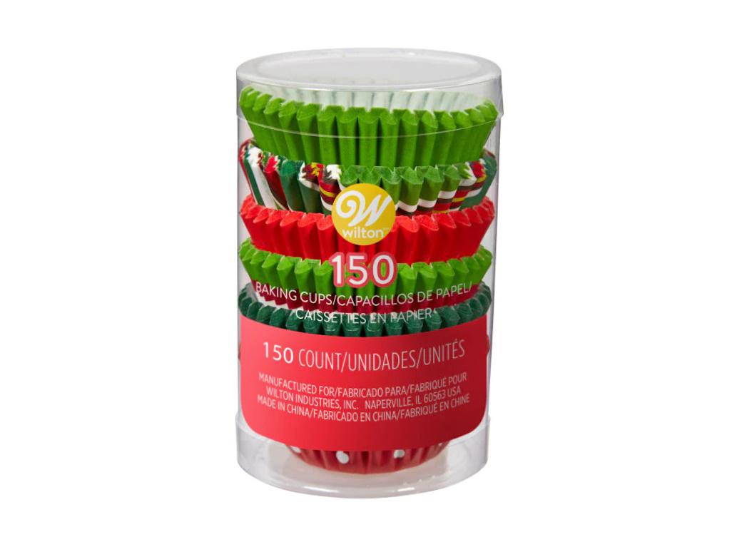 Wilton Mini Cupcake Cases - Holiday 150pk