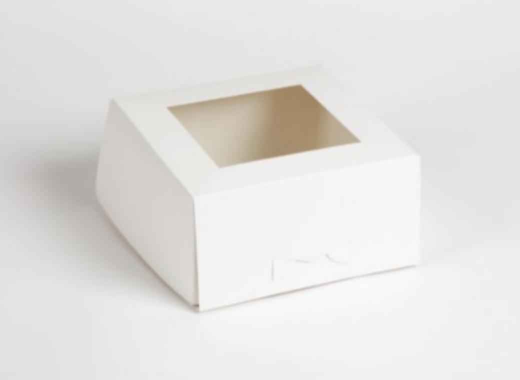 Cake Box With Window 8" x 4" High