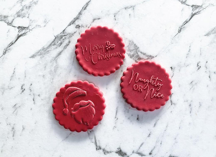 Debosser Stamp - Naughty or Nice